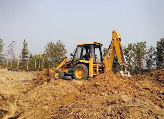 Site clearance at Vidima Kohima District