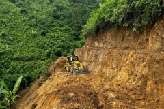 Approach-Road-cutting-at-Sanis-Wokha