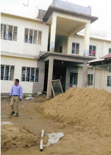 Construction of PWD (R&B) office in Tseminyu, Kohima District