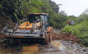 Landslide Clearance between Kilo Old and M Tsugho NH 702A.