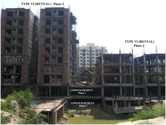 Overview of Construction of Staff Quarters at Dwarka, New Delhi (Phase I & Phase 2)