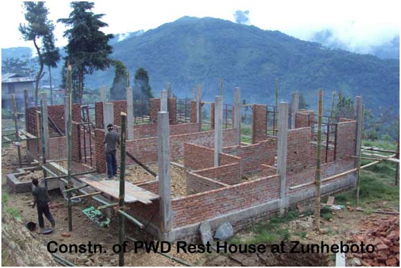 PWD rest house at Zunheboto