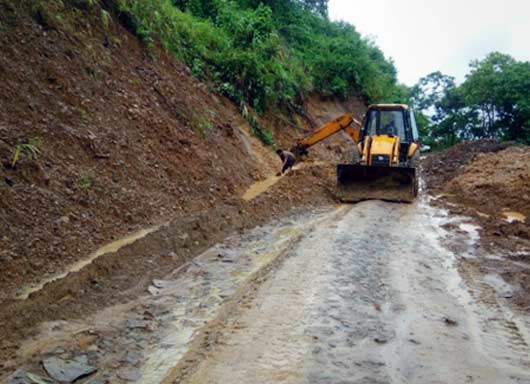 landslide clearance