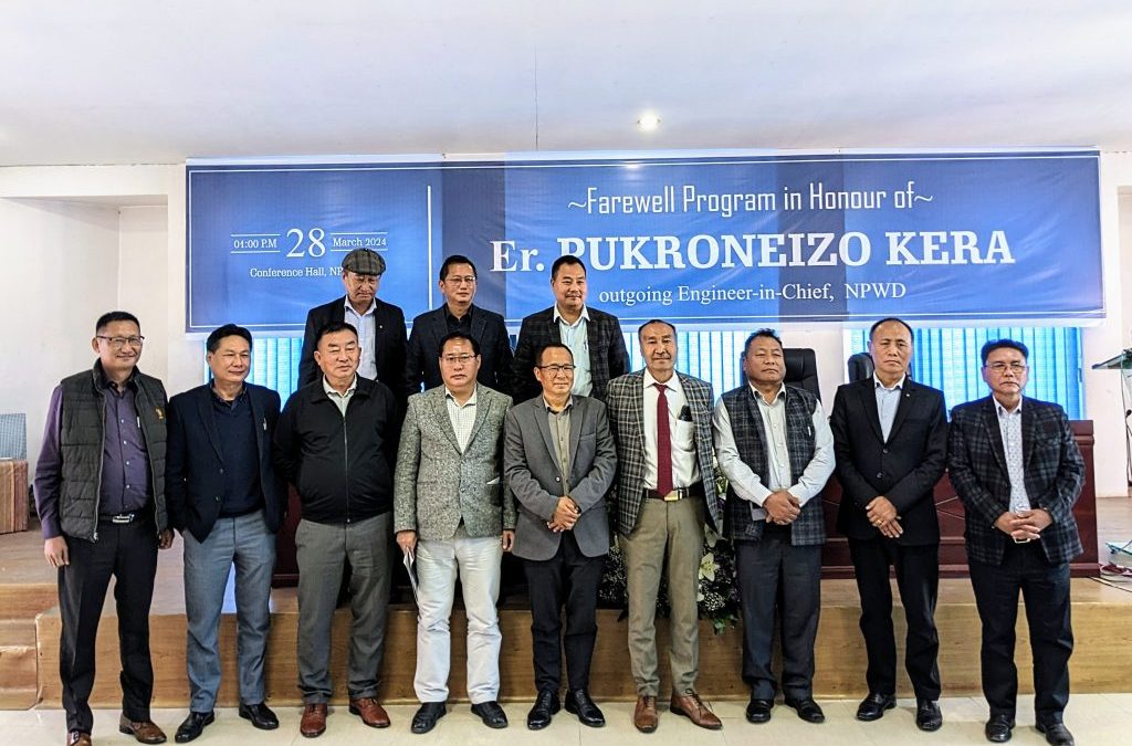 Farewell program of outgoing Engineer-in-Chief, Er.Pukroneizo Kera